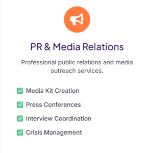 PR & Media Relations